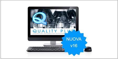 Il LIMS QUALITY PLUS versione 16