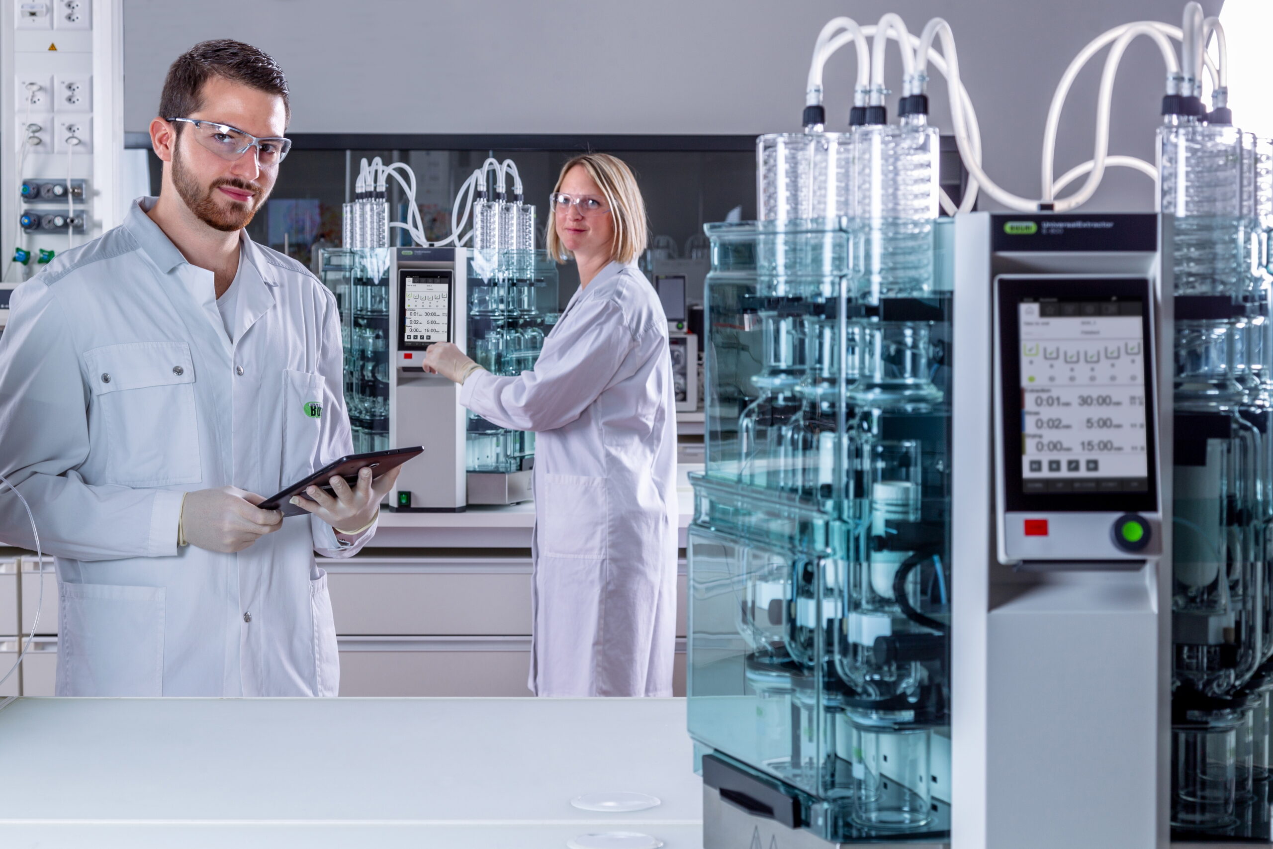 Soluzioni BUCHI per l'industria agro-alimentare